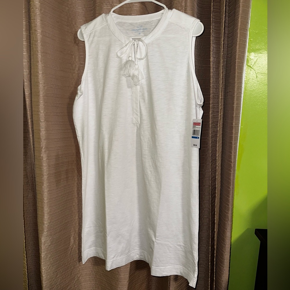 NWT VINEYARD VINES SURFSIDE SLEEVELESS COVERUP XL - Picture 3 of 6